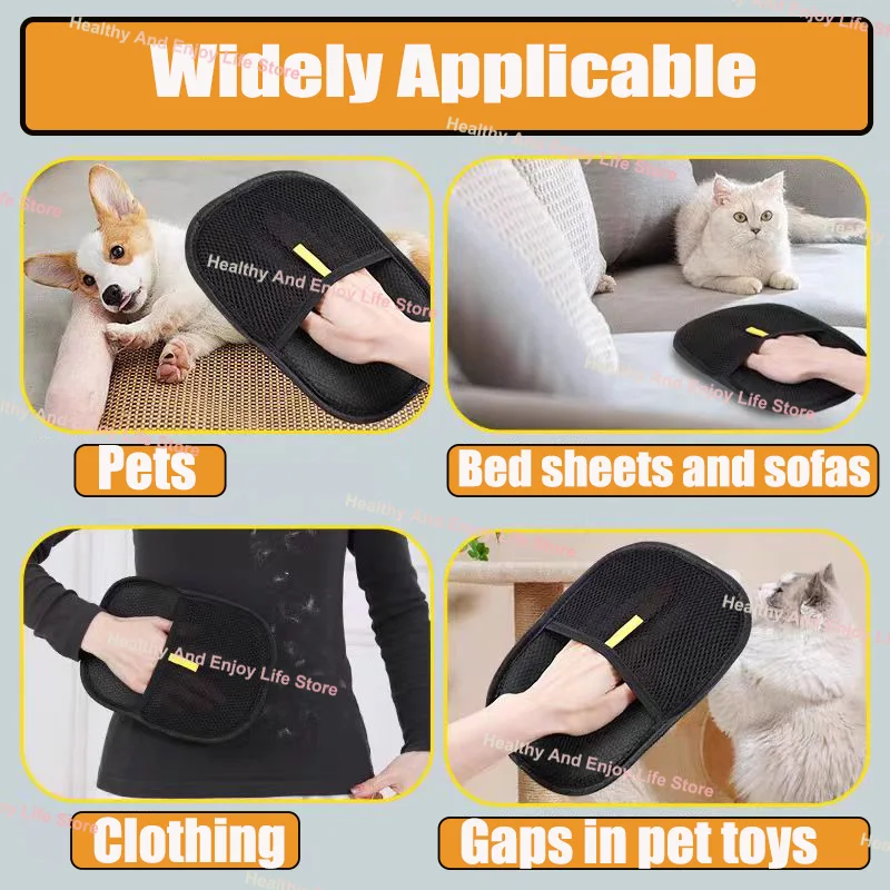Pet Hair Cleaning Collection Gloves Double-sided Multi-functional Beauty Glove - Reduce Pet Ownership Pressure - Image 3
