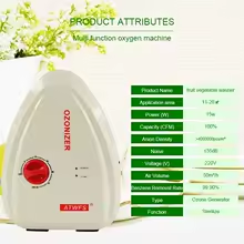 ATWFS Multifuctional 400mg/H Ozone Generator Water Ozone Fruit and Vegetable Washer Water Air Sterilizer Ozonizer - Image 3
