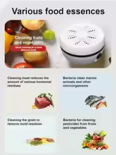 Fruit and Vegetable Cleaning Machine Automatic Vegetable Washing Disinfection Machine Sterilization and Pesticide Residue Remova - Image 3