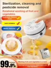 Fruit and Vegetable Cleaning Machine Automatic Vegetable Washing Disinfection Machine Sterilization and Pesticide Residue Remova
