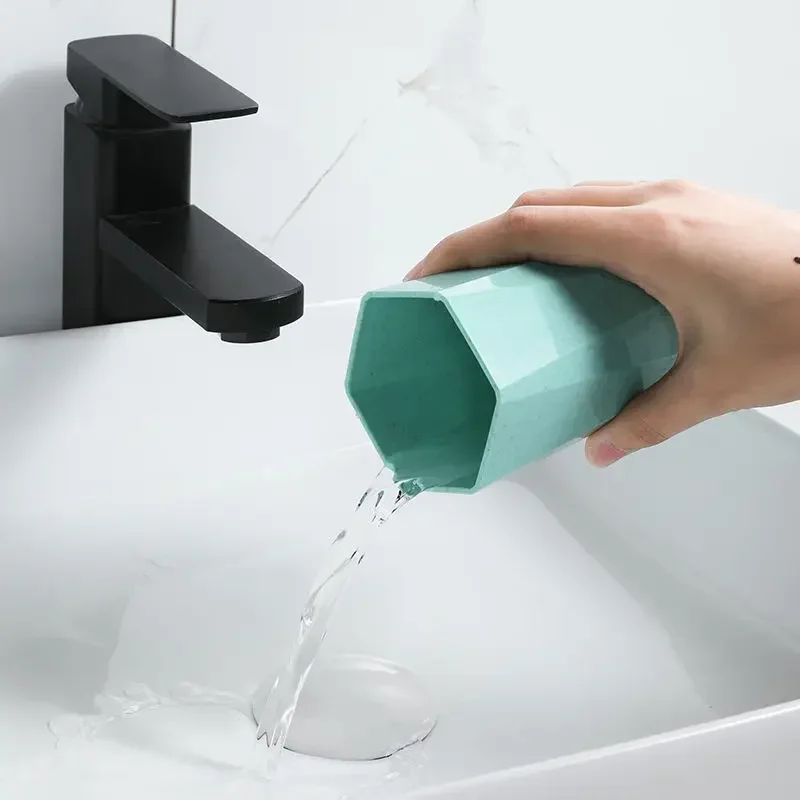 300ml Plastic Cup Toothbrush Holder Washing Drinking Home Bathroom Tooth Mug Drinkware Tools - Image 3