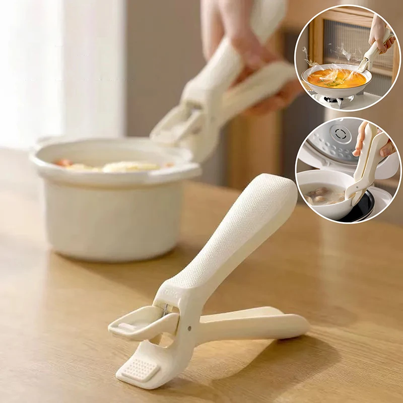 Staple Kitchen Anti-Scalding Lifter Gadget 2024; Silicone, Heat Resistant Plate, Bowl, and Pot Holder Clip. - Image 2