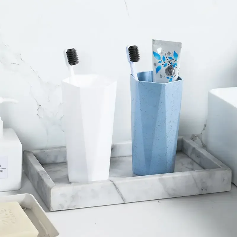 300ml Plastic Cup Toothbrush Holder Washing Drinking Home Bathroom Tooth Mug Drinkware Tools - Image 4